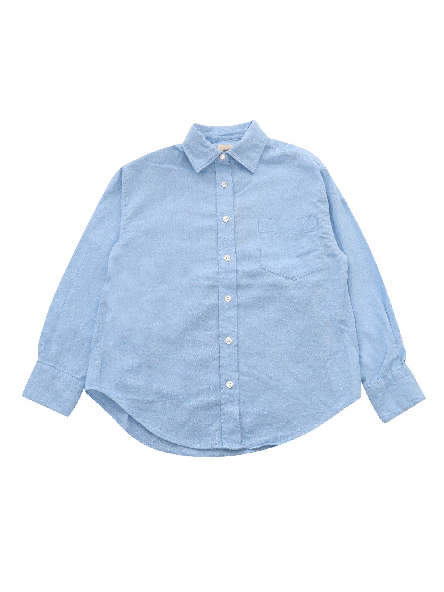 Shop Bellerose Ironies F2475 Shirt In Light Blue