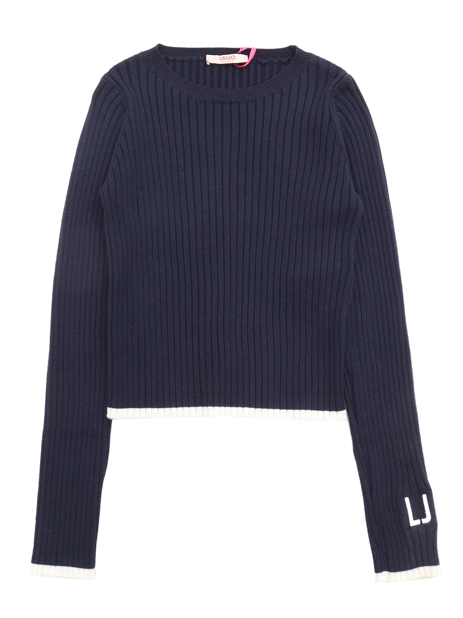 Shop Liu •jo Sweater In Blue