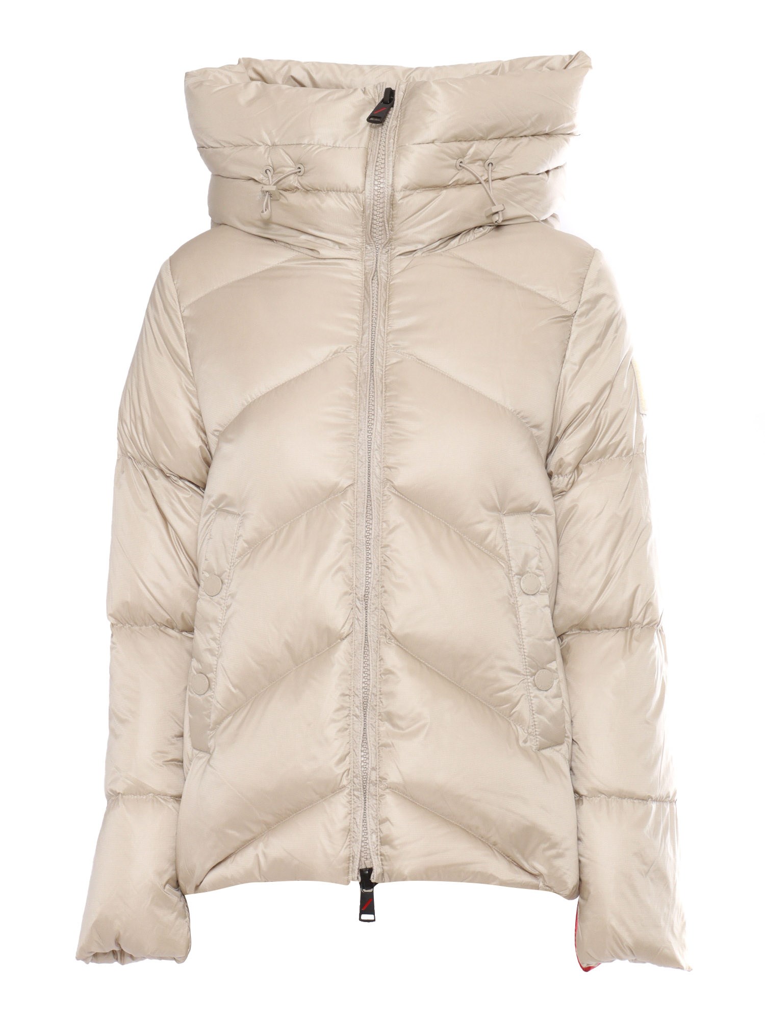 Shop After Label Down Jacket In Beige