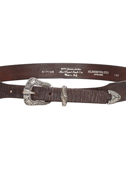 ALBERTO LUTI CINTURA IN PELLE