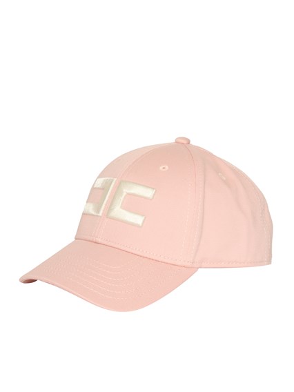 ELISABETTA FRANCHI Pink hat with logo