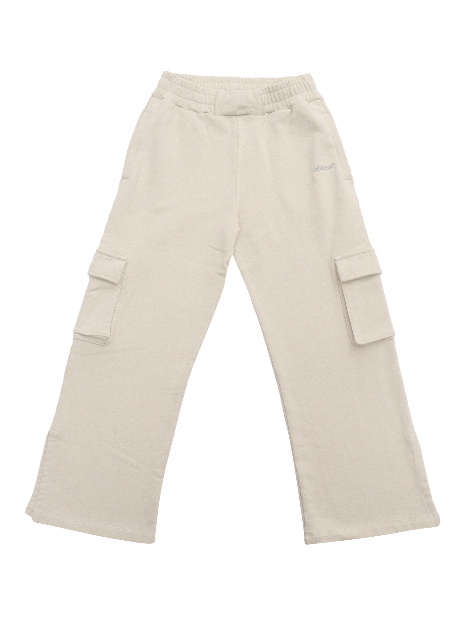 Off-white Cargo Bookish Sweatpant Light Grey - Sil In Gray