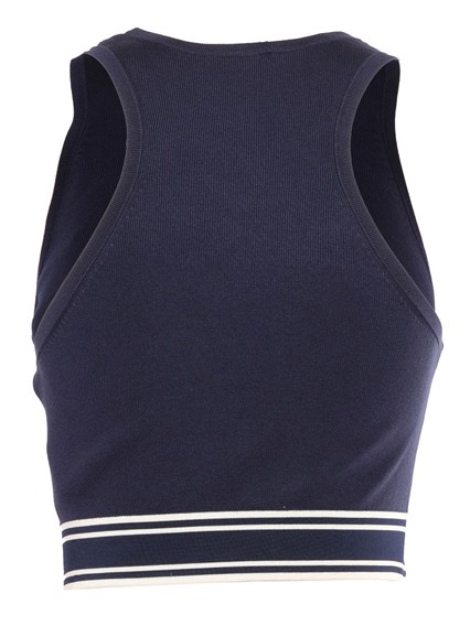 ELISABETTA FRANCHI Blue tricot top