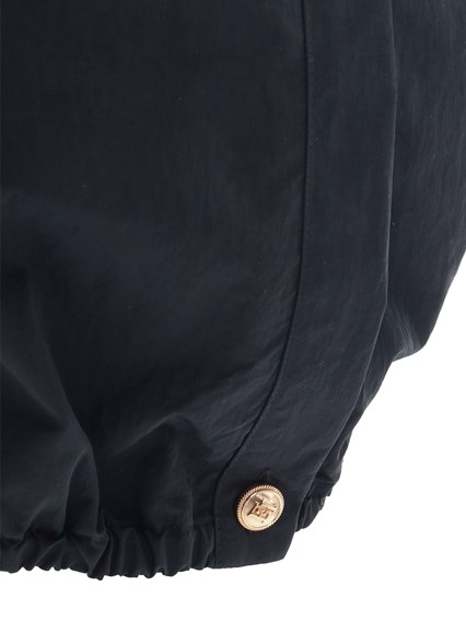 ELISABETTA FRANCHI Camicia nera crop