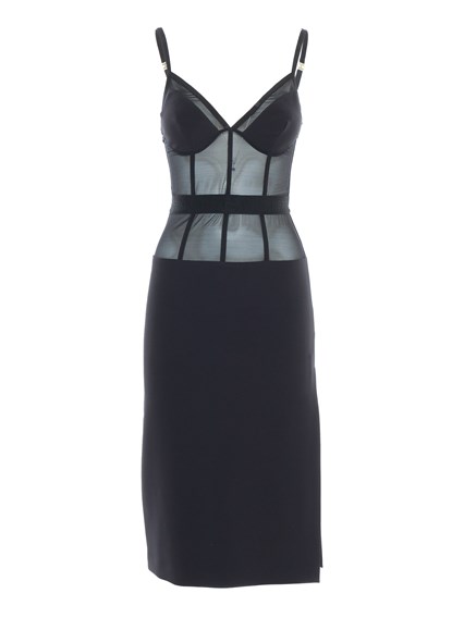 ELISABETTA FRANCHI Black DRESS