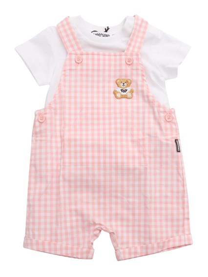 Moschino Kid SHORT SLEEVED BLOUSE+JUMPSUIT