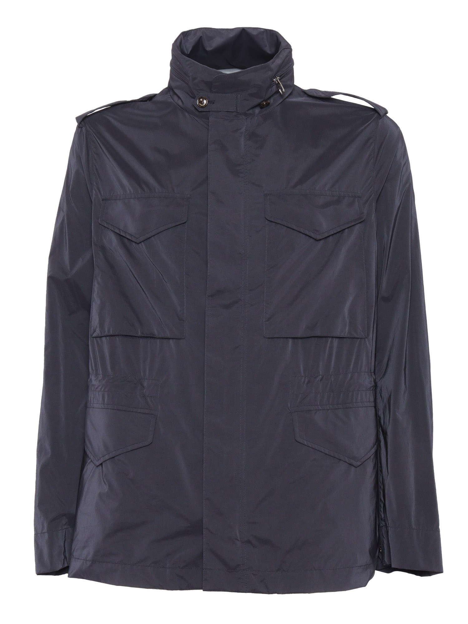 Montecore Utility-designed Black Field Jacket In Black