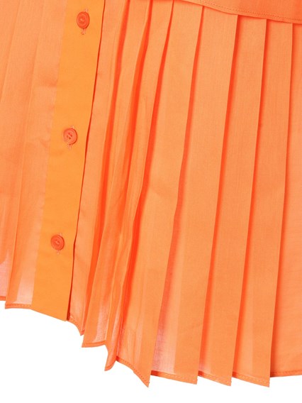 ALBERTA FERRETTI Camicia arancione plissè