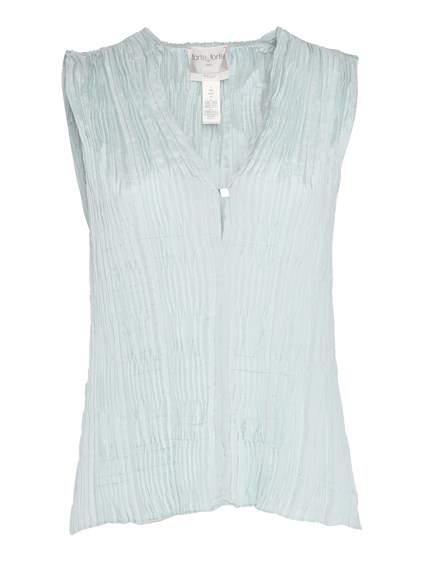 FORTE FORTE ecoviscose pliss' top