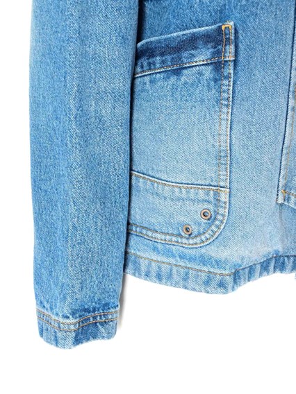 Fay MINI 3 GANCI DENIM COAT