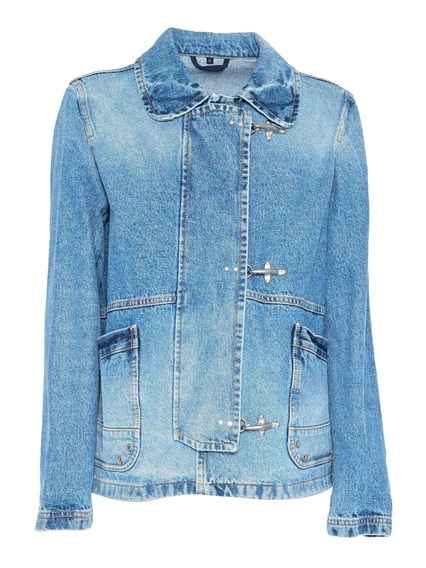 Fay MINI 3 GANCI DENIM COAT
