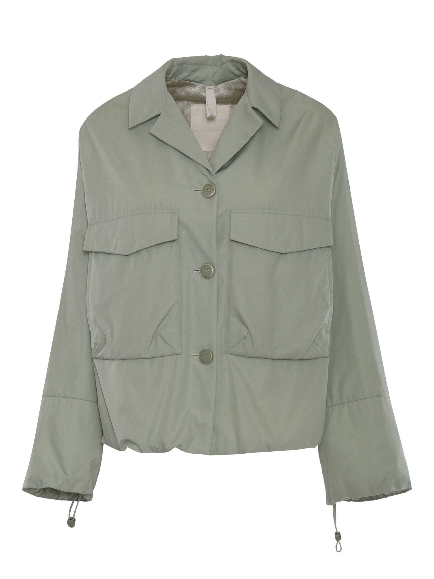 Duno Buttoned Flap-pocket Jacket In Green