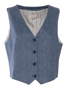 Circolo 1901 GILET LINO COTONE
