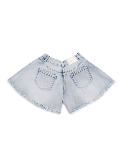 Monnalisa DENIM SHORTS WITH RHINESTONES