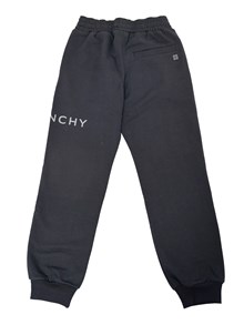 Givenchy Kids Fleece trousers, 85% organic cotton 15% polyester, elasticated waist with drawstring, Givenchy print on left side, 4G print under back pocket.