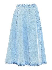 FABIANA FILIPPI BLUE DENIM CIRCLE SKIRT