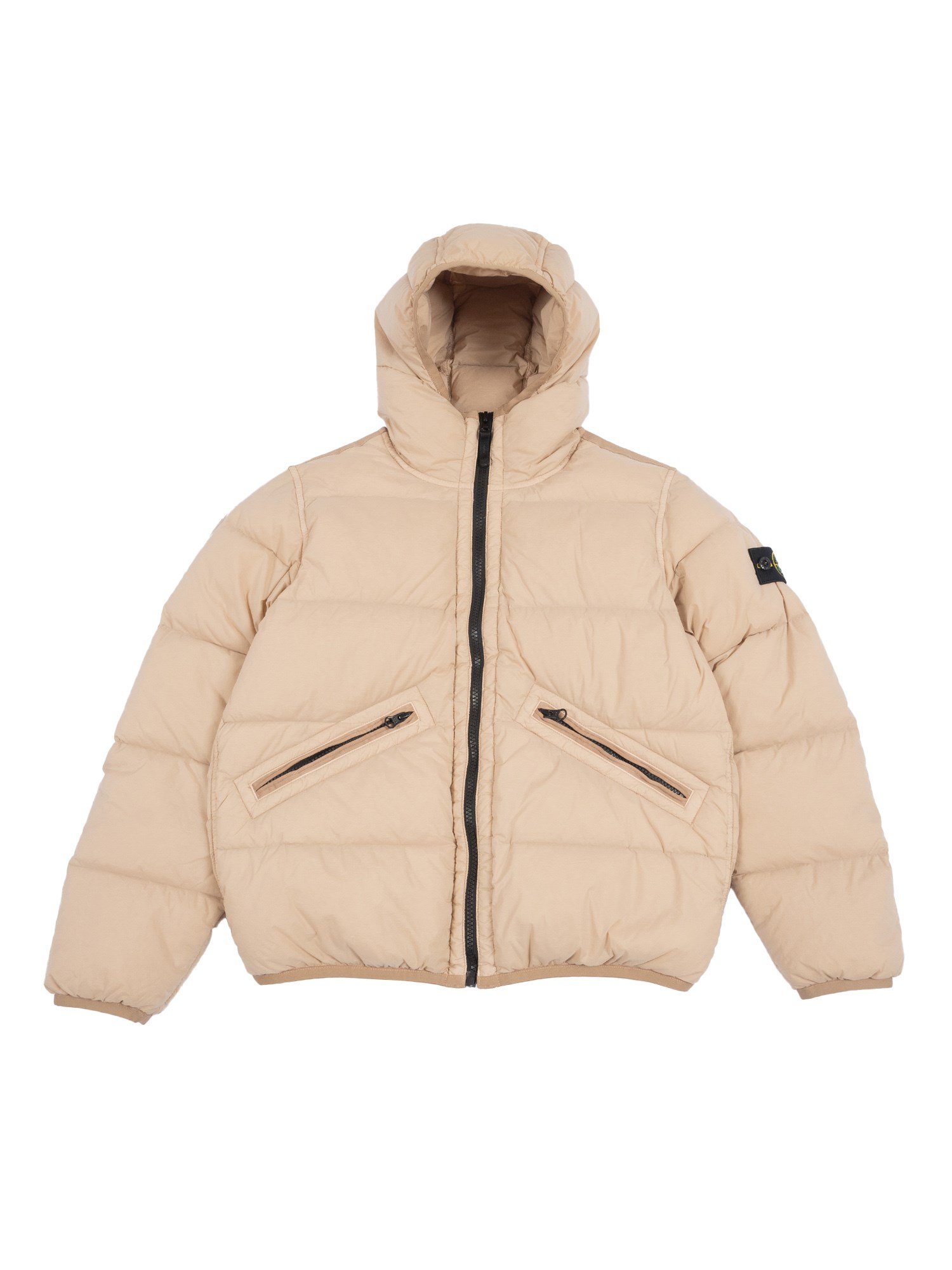 Stone Island Down Jacket In Pink