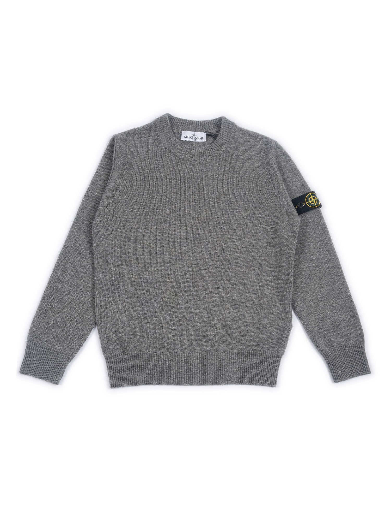 Stone Island Kids Sweaters Grey In Gray