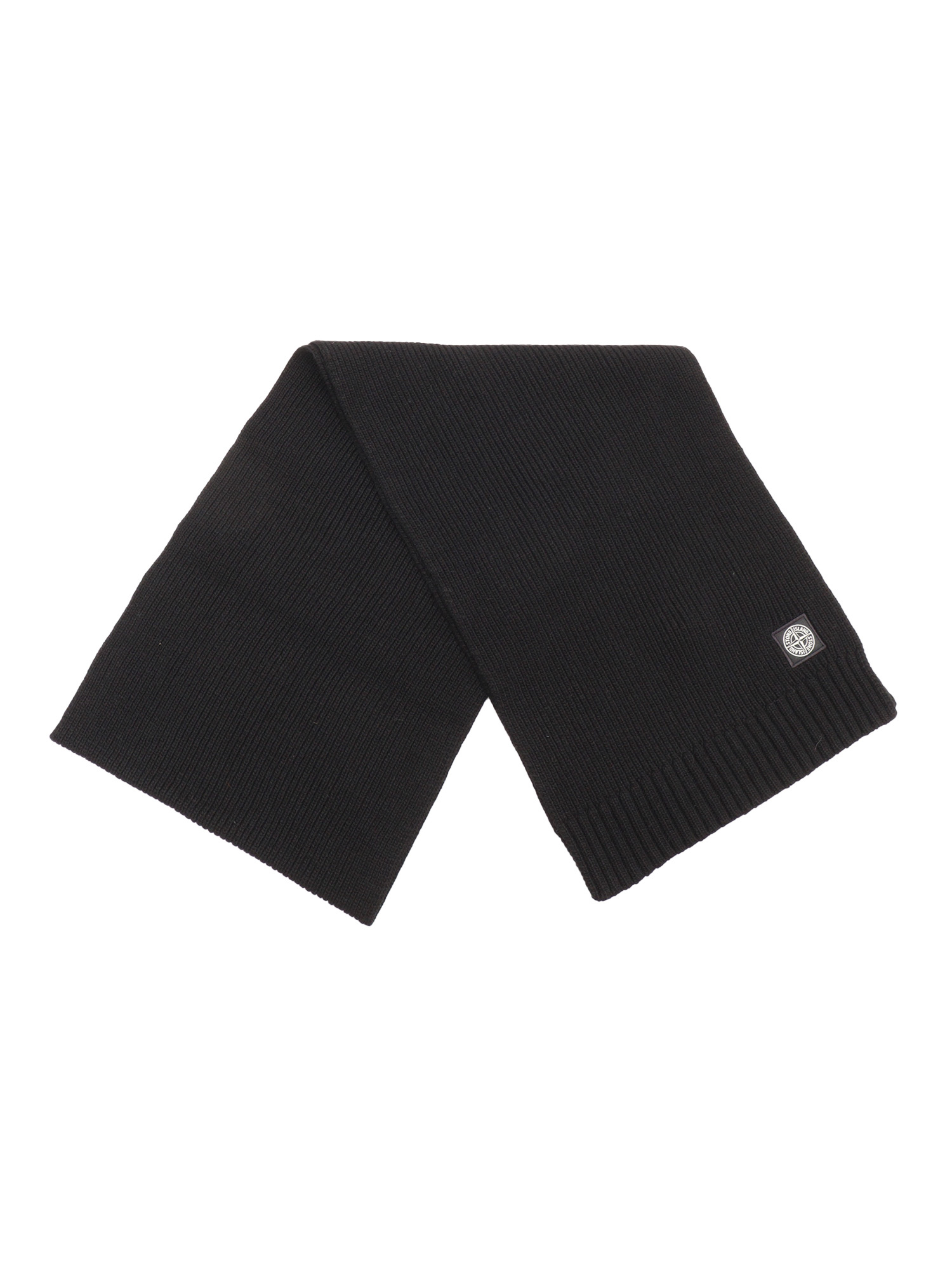 Stone Island Sciarpa In Black