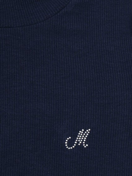 Monnalisa RIBBED HIGH NECK SWEATER