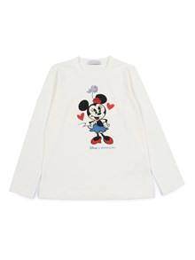 Monnalisa T-SHIRT STRASS MINNIE JER