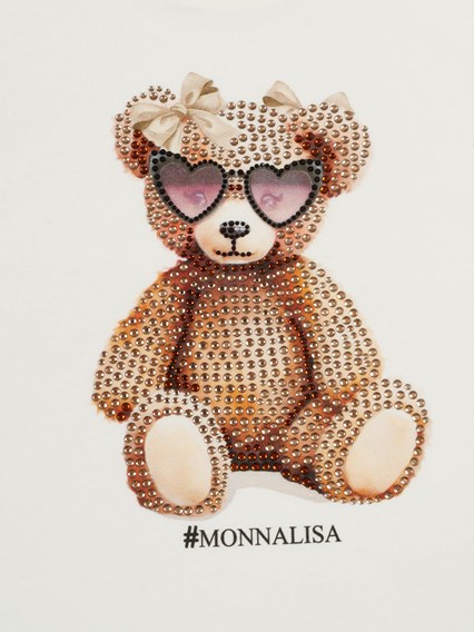 Monnalisa TEDDY JERSEY T-SHIRT