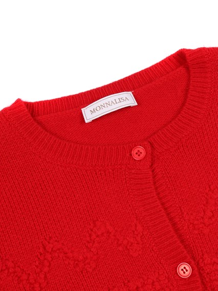 Monnalisa HEART KNITWEAR CARDIGAN