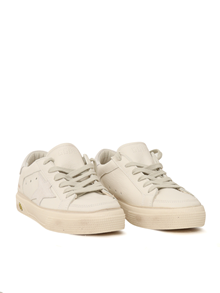 Golden Goose MAY NAPPA UPPER SUEDE STAR AND HEEL SNEAKERS