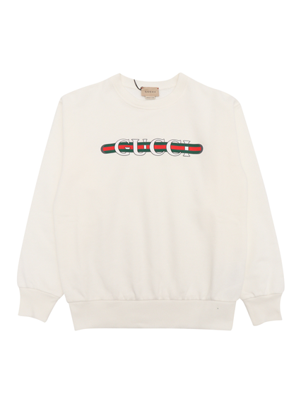GUCCI KIDS J L/S SWEATSHIRT FELTED COTTON