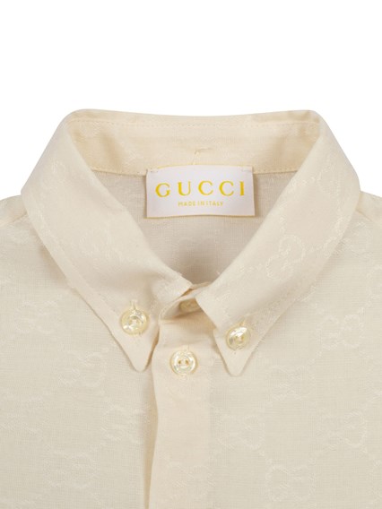 GUCCI KIDS B SS SHIRT COTTON JQ GG