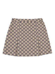 GUCCI KIDS J SKIRT GG CANVAS