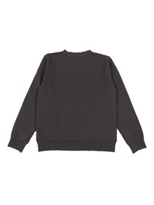 Golden Goose GOLDEN UNISEX CREW NECK SWEATSHIRT DISTRESSED COTTON FLEECE WITH LOGO