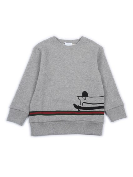 GUCCI KIDS L/S SWEATSHIRT FELTED COTTON J