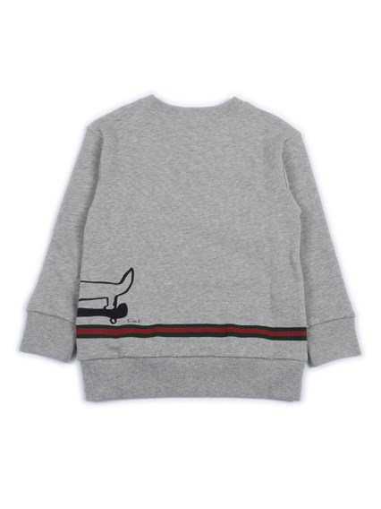 GUCCI KIDS L/S SWEATSHIRT FELTED COTTON J