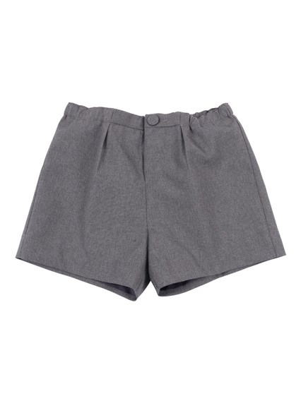 GUCCI KIDS B SHORTS PLAIN STIFF WOOL