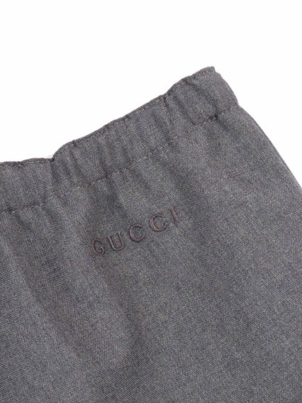 GUCCI KIDS B SHORTS PLAIN STIFF WOOL