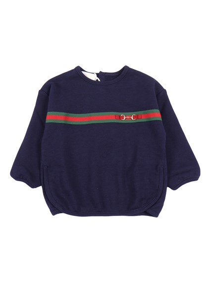 GUCCI KIDS B  L/S SWEATSHIRT FELTED COTTO