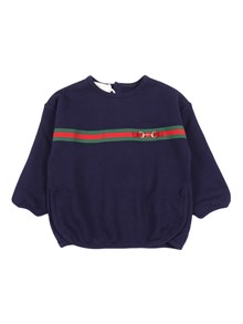 GUCCI KIDS B  L/S SWEATSHIRT FELTED COTTO