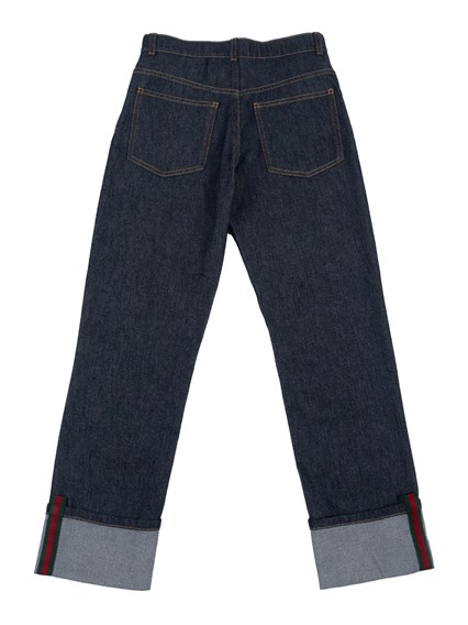GUCCI KIDS J PANTS REACTIV CERTIFIED DENI