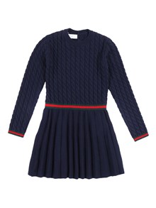GUCCI KIDS J L/S DRESS WO CABLE ST W/