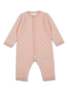 GUCCI KIDS B L/S ALL IN ONE WOOL JACQUARD