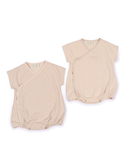 Fendi Jr STRETCH JERSEY BODY SET