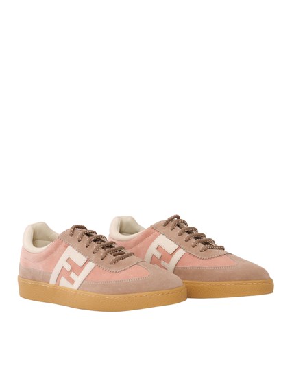 Fendi Jr NAPPA MIX SNEAKERS