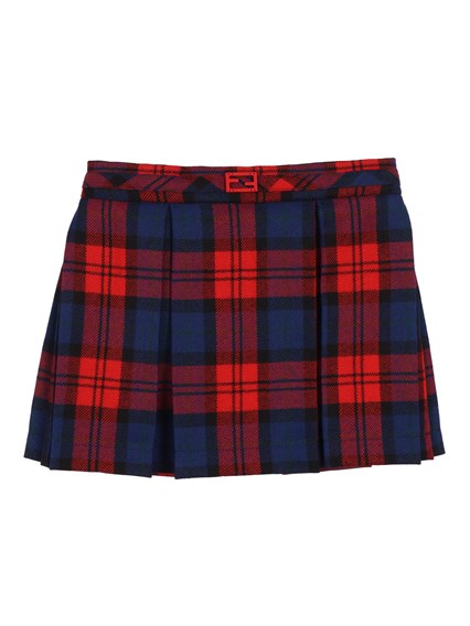 Fendi Jr TARTAN SKIRT
