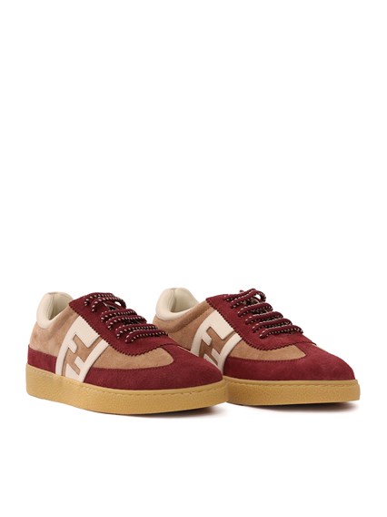 Fendi Jr NAPPA MIX SNEAKERS