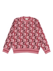 Fendi Jr FF DAMA CREWNECK SWEATER
