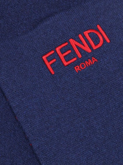 Fendi Jr DOUBLE FF REVERSIBLE SCARF