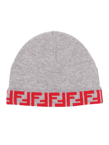 Fendi Jr REVERSIBLE BEANIE