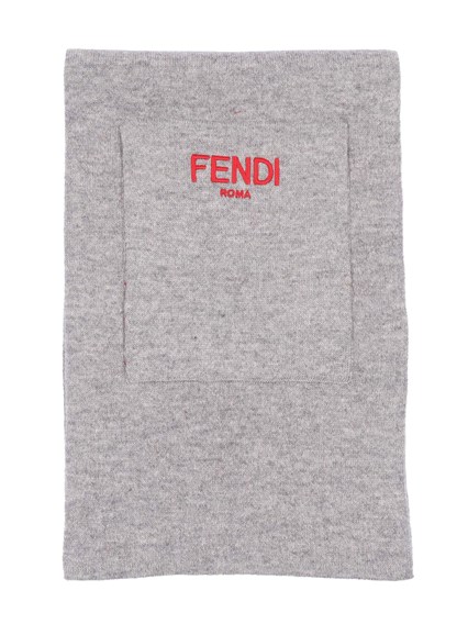 Fendi Jr DOUBLE FF REVERSIBLE SCARF