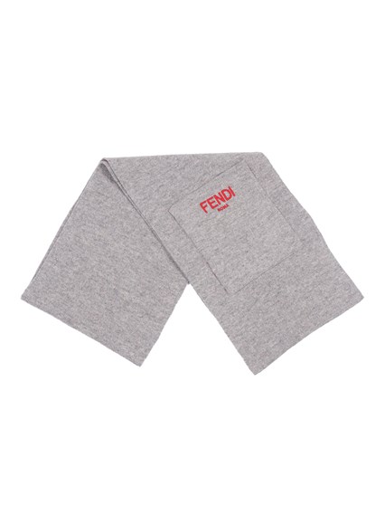 Fendi Jr DOUBLE FF REVERSIBLE SCARF
